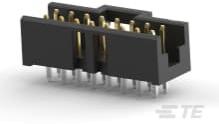TE Connectivity-3-2823408-2 Connector Headers and PCB Receptacles 32P, 2mm Shrouded Header, Vertical