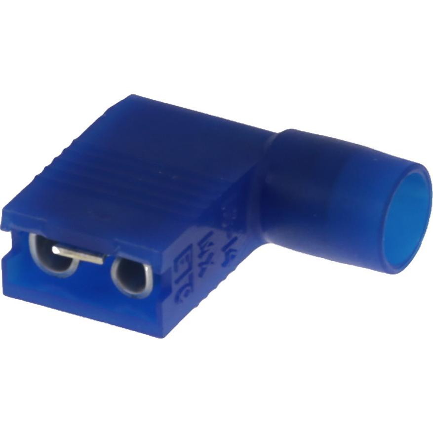Molex-0190060014 Terminali connettore Quick Disconnect Terminal 14-16AWG Brass Blue F 15.75mm Electro Tin Avikrimp™ T/R