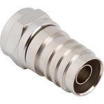 Conn Type F 0Hz to 2GHz 75Ohm Crimp ST Cable Mount PL Bright Tin