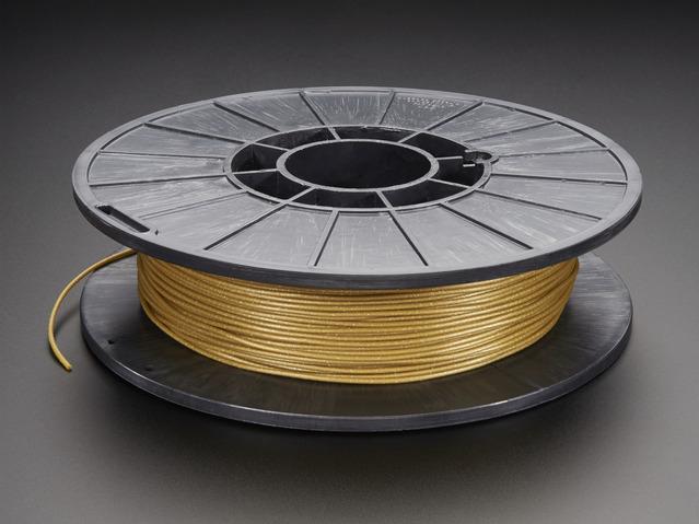 Adafruit Industries-2446 3D Printing Filaments NinjaFlex - 1.75mm Diameter - Satin Sheen Gold - .50 Kg