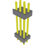 Conn Board Stacker HDR 6 POS 2.54mm Solder ST Top Entry Thru-Hole Bulk