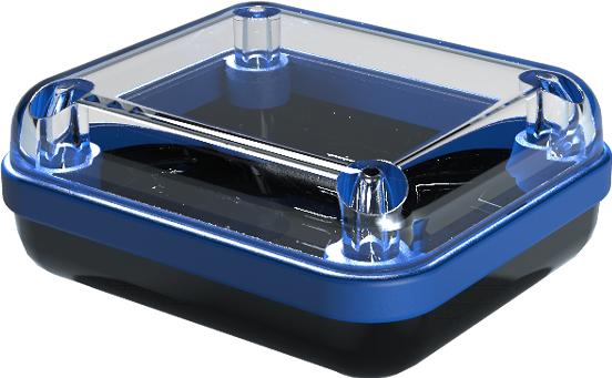 Serpac Electronic Enclosures-CX24A-CLBK-A-BL  Black Polycarbonate Waterproof Pocket Enclosure with Blue Seal	 <h4><strong>CALIFORNIA&nbsp;PROPOSITION</strong> ⚠️<strong>65&nbsp;WARNING</strong>⚠️</h4>