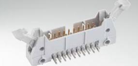 CONEC-141A10719X 连接器插头及 PCB 插座 Conn Ejector Header HDR 50 POS 2.54mm Solder RA Thru-Hole