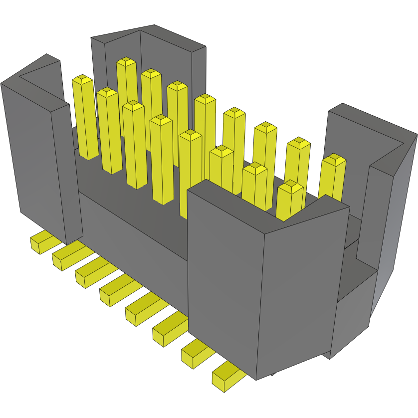Samtec-FTE-108-01-G-DV-ES-A Piastre connettori e prese PCB Conn Shrouded Header HDR 16 POS 0.8mm Solder ST SMD Tube