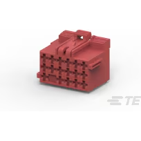 TE Connectivity-1355204-2 Connector Discrete Wire Housing Conn Housing RCP 17 POS 5mm Crimp ST Cable Mount Carton