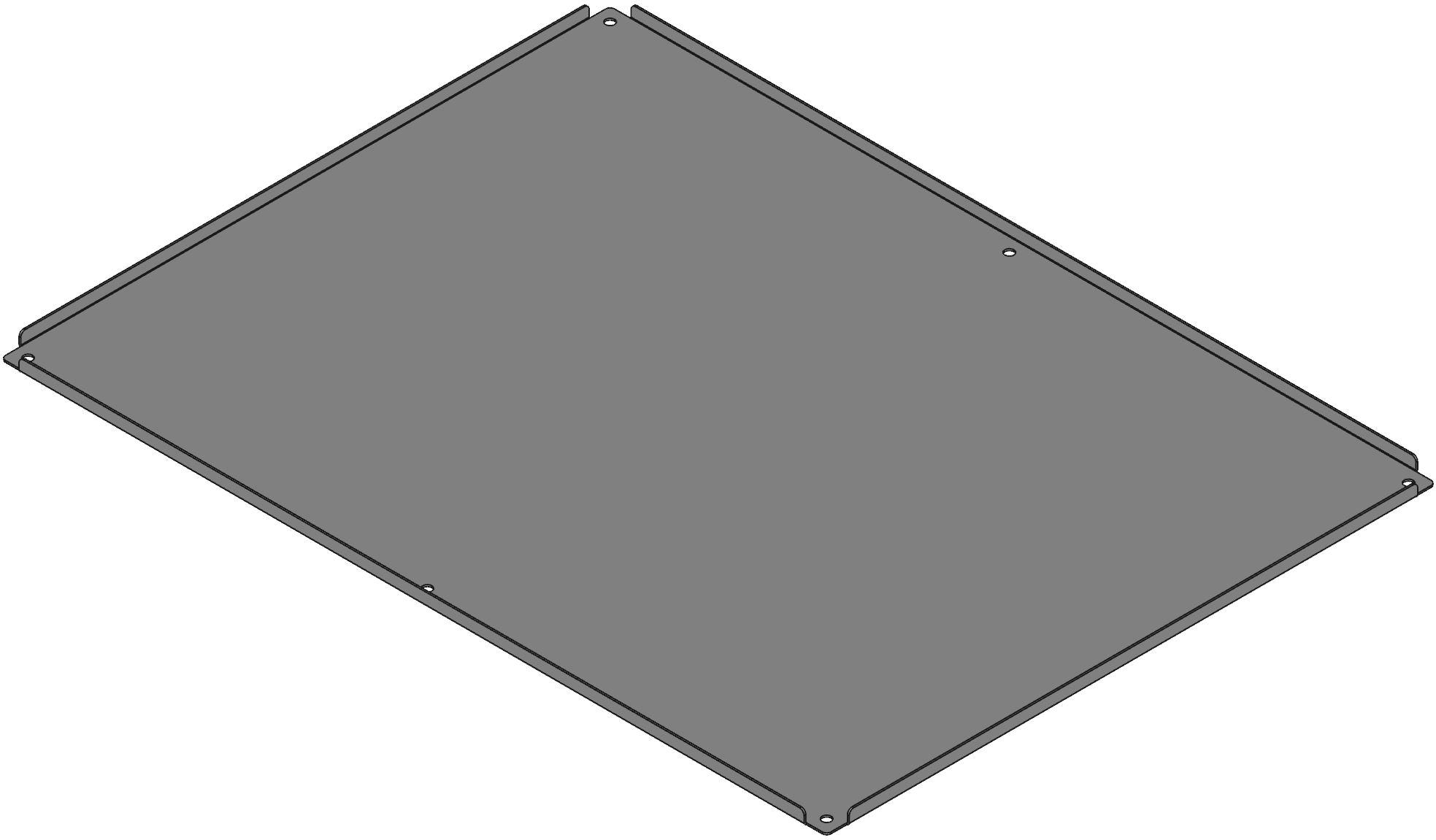 Hammond Manufacturing-20P4634 null Inner Panel, Steel, White, 46 In Length, 34 In Width