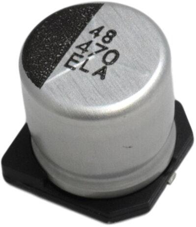 CHEMI-CON-EMLA250ARA101MHA0G Capacitor Aluminum Electrolytic Cap Aluminum Lytic 100uF 25V 20% (8 X 10mm) SMD 0.6A 3000h 105°C T/R