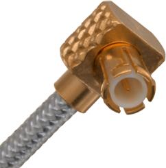 Cinch Connectivity Solutions-133-3693-101 Raccordement FR Conn MCX 0Hz to 6GHz 50Ohm Solder RA Cable Mount PL Gold Over Nickel