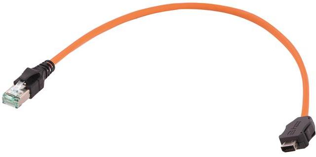 HARTING-33480147829010 Andere Kabelbaugruppen Cable Assembly Round 1m 26AWG IX Industrial Connector to RJ-45 10 to 8 POS M-M IDT-IDT ix Industrial®