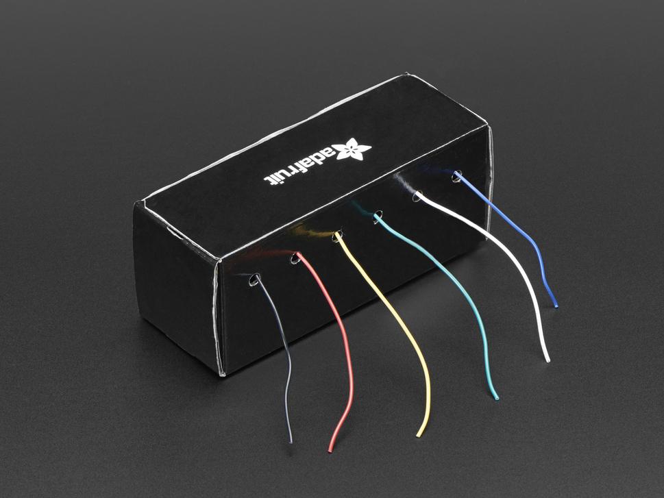 Adafruit Industries-3111 Memoria con pacchetto multi-chip Hook-up Wire Spool Set 22AWG Stranded-Core 6 x 25ft