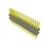 Conn Board Stacker HDR 40 POS 2.54mm Solder ST Top Entry Thru-Hole Bulk