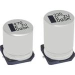 Panasonic-EEHZU1J151P Condensatore in alluminio polimerico Cap Aluminum Polymer Hybrid 150uF 63VDC 20%( 10 X 16.5mm) SMD 0.01 Ohm 5.2A 4000h 135°C T/R Automotive AEC-Q200