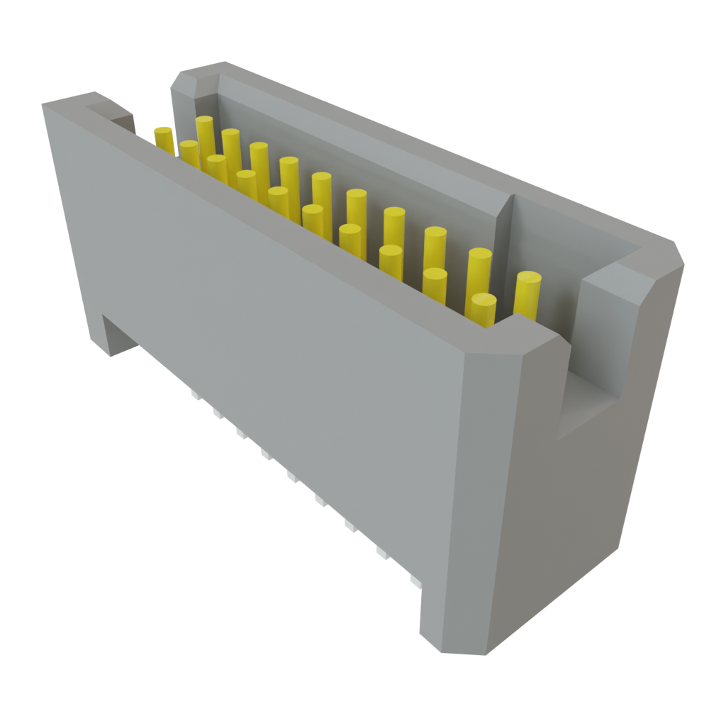 Samtec-TFM-110-11-S-D Piastre connettori e prese PCB Conn Shrouded Header (4 Sides) HDR 20 POS 1.27mm Solder ST Top Entry Thru-Hole TIGER EYE™ Tube