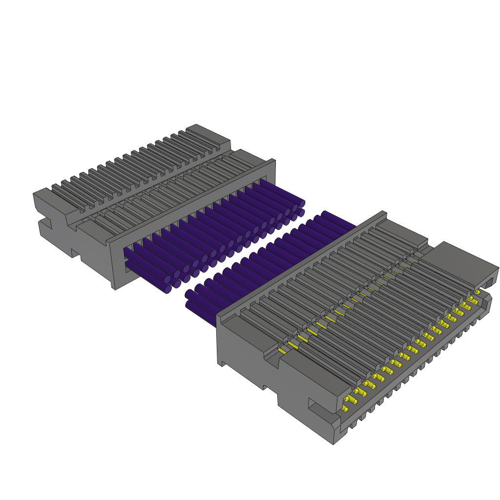 Samtec-TFSD-17-30-G-18.00-D-NUX Andere Kabelbaugruppen .050 Inch Tiger Eye Double Row Discrete Wire Cable Assembly, Terminal