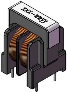 Eaton-ECMT1V2429S-300-R Goulots d&rsquo;étranglement en modes commun Common Mode Chokes Dual 30000uH 1kHz 0.6A 1.6Ohm DCR Thru-Hole Tray