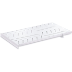 19in X 36in Rack Shelf For 4 Post Rack, White