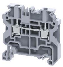 Altech Corporation-CY4 连接器接线板 Conn Terminal Block Connector 2 Position Screw Terminal Grey