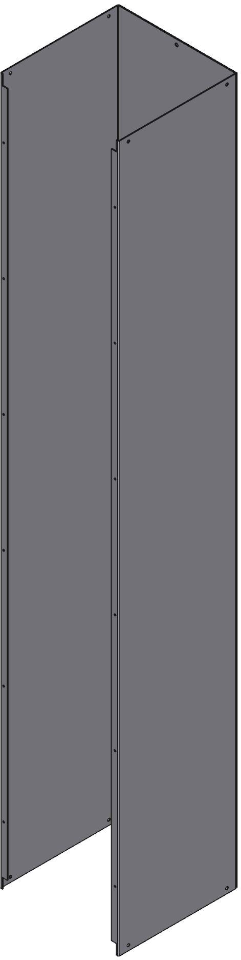 Hammond Manufacturing-CWSC1272NK Verdrahtungskanäle Type 1 Lay In Screw Cover Wireway