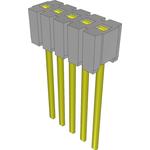 Conn Unshrouded Header HDR 5 POS 1.27mm Solder ST Thru-Hole Bulk