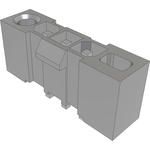 Conn Wire to Board HDR 3Power POS 4.19mm Solder ST Top Entry Thru-Hole Power Mate® Tube