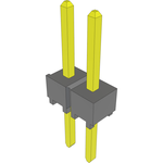 Conn Unshrouded Header HDR 2 POS 2.54mm Solder ST Top Entry Thru-Hole Bulk