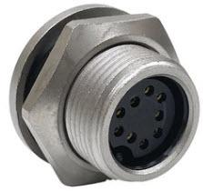 Switchcraft-SF4282-9SG-3ES Steckverbinder, rund Conn Circular SKT 9 POS Solder Cup ST Panel Mount 9 Terminal 1 Port Box