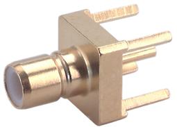 HUBER+SUHNER-82_SMB-50-0-1/111_NH RF-Steckverbinder Conn SMB 0Hz to 4GHz 50Ohm Solder ST Thru-Hole F Gold Over Nickel Bulk