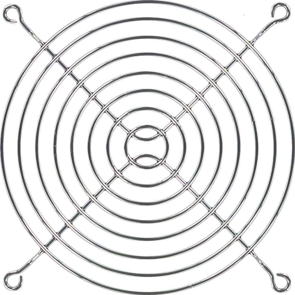Qualtek Electronics-08170 Wärmemanagement-Zubehör Thrml Mgmt Access Fan Guard 120mm Steel Bulk