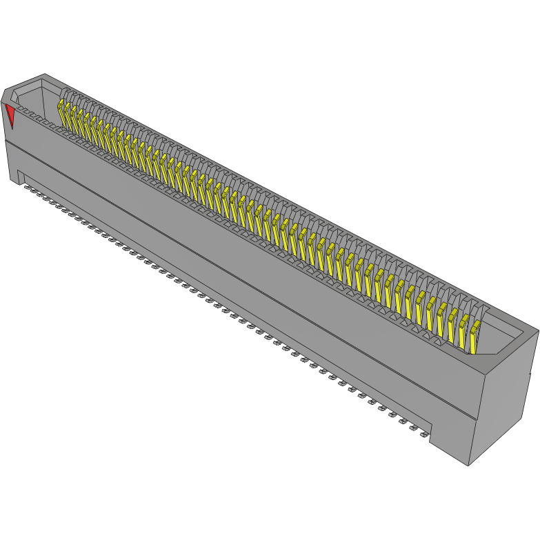 Samtec-ERF8-050-07.0-L-DV-TR Embases de raccordement et réceptacles PCB Conn Micro High Speed Socket Strip SKT 100 POS 0.8mm Solder ST Top Entry SMD T/R