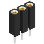 Conn Socket Strip RCP 3 POS 2.54mm Solder ST Top Entry Thru-Hole