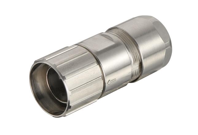 HARTING-09151000401 Schrumpfbalgenadapter Hood 180° M23 Shell Size Nickel Copper-Zinc Alloy Screw Lock