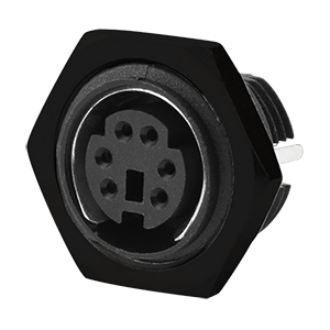 Same Sky (formerly CUI Devices)-MD-60CV Conector circular Conn Circular DIN SKT 6 POS Solder ST Panel Mount 6 Terminal 1 Port