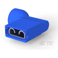 TE Connectivity-3-521013-2 Terminali connettore Quick Disconnect Terminal 14-16AWG Brass Blue F 16mm Tin Reel/Strip