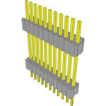 Conn Board Stacker HDR 11 POS 1.27mm Solder ST Thru-Hole Tube