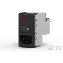 TE Connectivity-PS0SSSSXB Power Entry Modules Power Entry Module EMI Filtered M 3 POS (115VAC/230)VACVAC 10A/Contact Fuse/Switch/Voltage Selector ST 1 Port