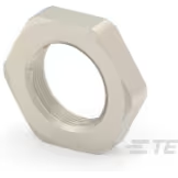 TE Connectivity-1SNG608010R0000 Cable Accessories Cable Accessories Lock Nut Brass Nickel Bag