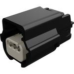 Conn Housing RCP 3 POS 2.54mm Crimp ST Cable Mount Black Bag