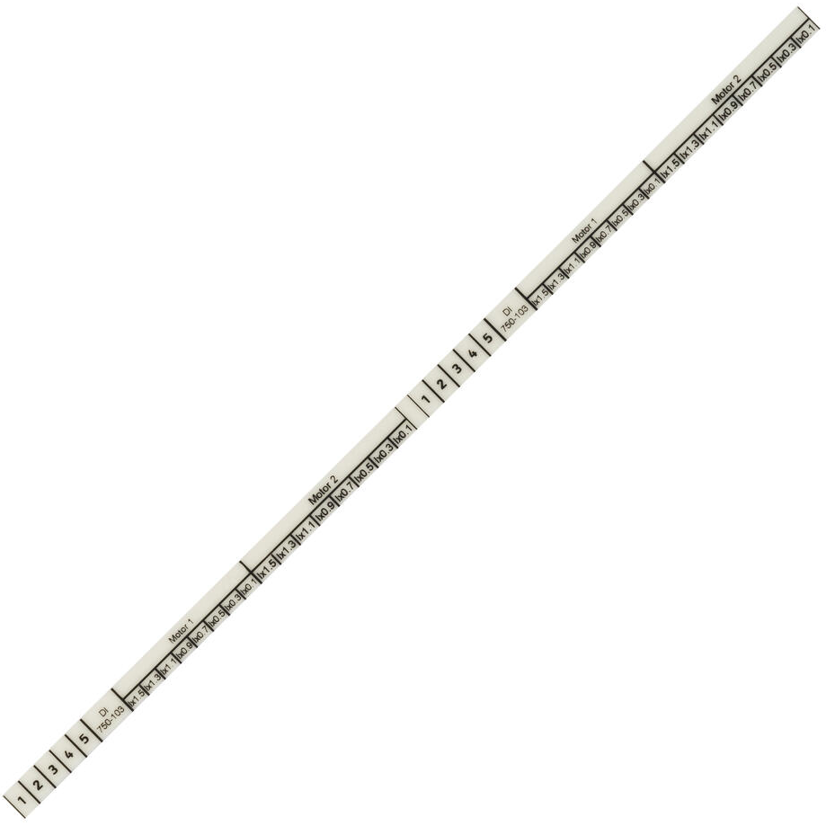 WAGO-709-177 Steckverbinderzubehör Connector Accessories Marking Strip Straight Translucent Bag