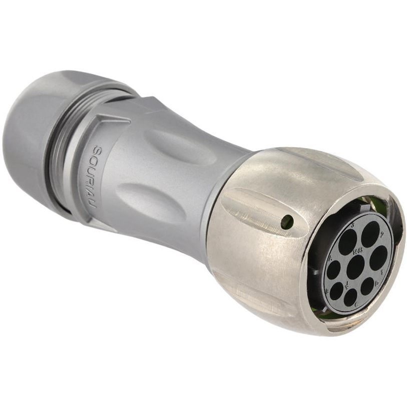 Eaton-UT0X6MS148P Steckverbinder, rund Conn Circular PIN 8 POS Crimp ST Cable Mount 8 Terminal 1 Port