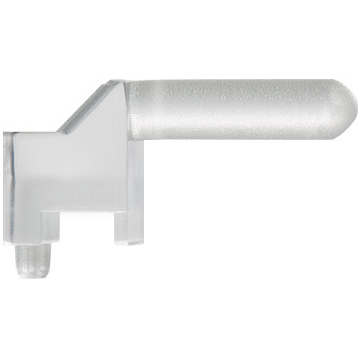 Bivar-SLP3-450-100-F LED-Lichtleiter LED Light Pipe Round Right Angle Clear Rigid Bag