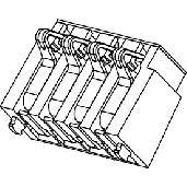 Molex-47507-0010 电源连接器 Conn Battery M 4 POS 2mm Solder RA SMD 4 Terminal 1 Port T/R