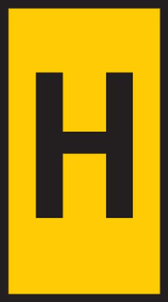 HellermannTyton-561-01084 Kabelmarkierungen Cable Markers Pre-Marked Snap On Polyamide 6/6 Yellow Box