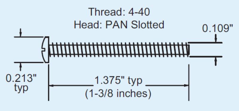 Signal Transformer-ST-MS Schrauben Screw Machine Pan-HD Slot 4-40-THD Plastic