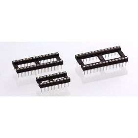 PRECI-DIP SA-110-87-322-41-001101 插座连接器 Conn DIP Socket SKT 22 POS 2.54mm Solder ST Thru-Hole Box