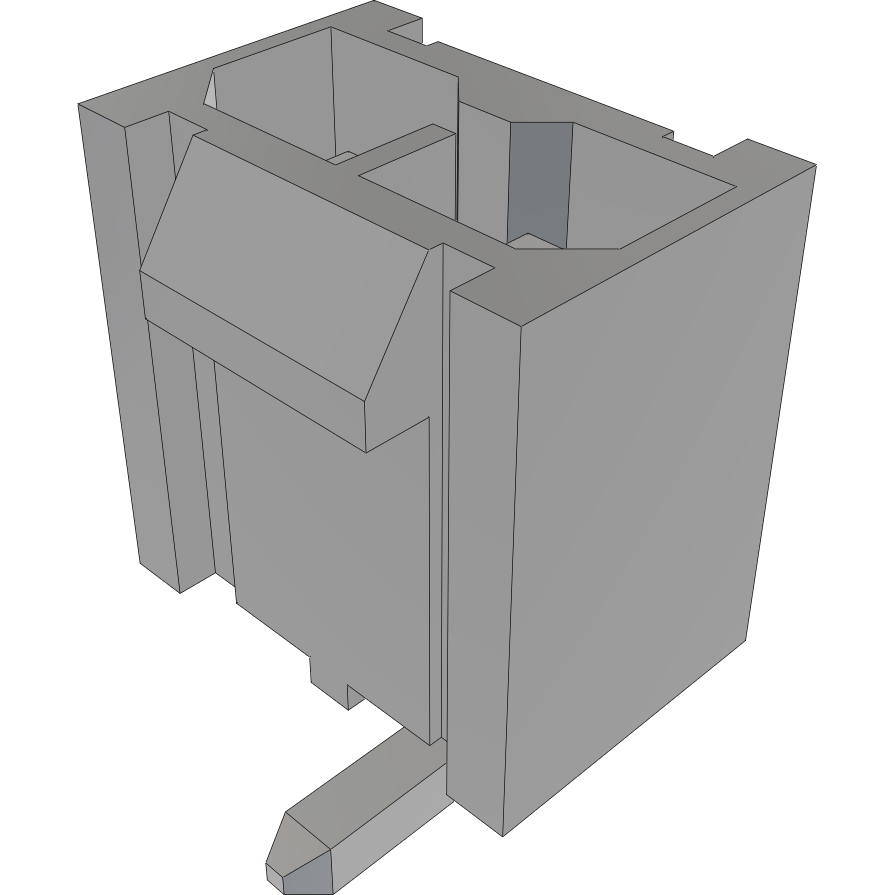 Samtec-IPBT-102-H2-T-S-K Piastre connettori e prese PCB Conn Wire to Board HDR 2Power POS 4.19mm Solder ST Top Entry SMD Power Mate® Tube