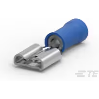 TE Connectivity-640919-1 Connector Terminals Quick Disconnect Terminal 14-16AWG Brass Blue F 20.83mm Tin Loose