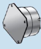 Glenair-M38999/10-20B Accessori per connettori Connector Accessories Dummy Stowage Receptacle Straight