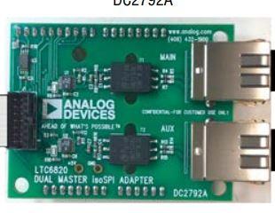 Analog Devices-DC2792A 开发套件和工具 LTC6820 Demo Board, Dual Master isoSPI Adapter