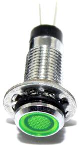 Mallory Sonalert Products-FL1M-8FJ-2-G110V Panel Mount Indicators LED Panel Mount Indicator Uni-Color Green 10000mcd 2-Pin Bulk