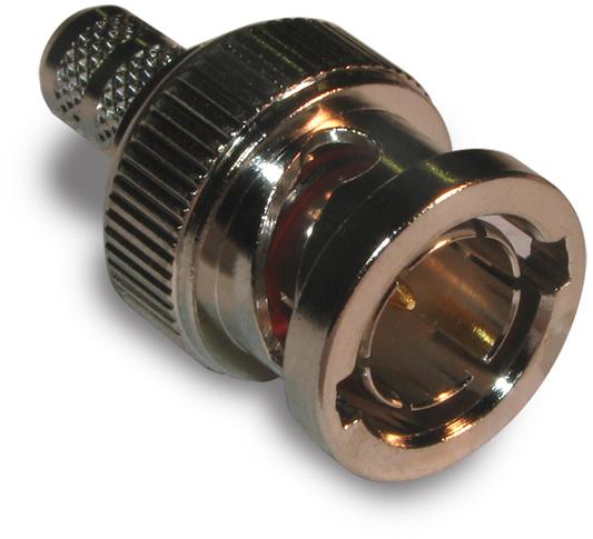Amphenol RF-112507 Conector RF Conn BNC 0Hz to 4GHz 75Ohm Crimp ST Cable Mount PL Gold